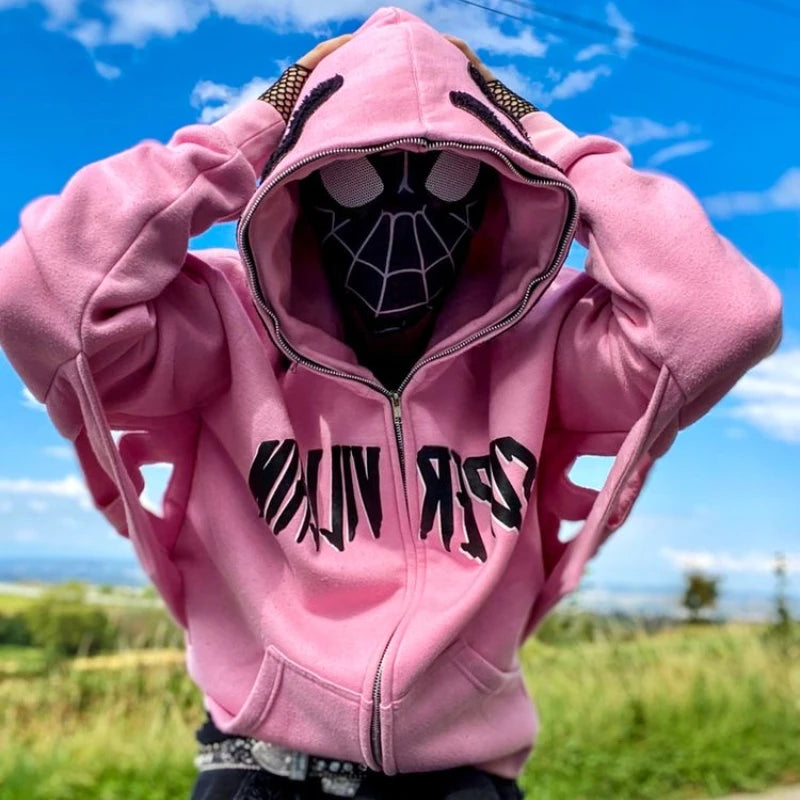 y2k zip up hoodie