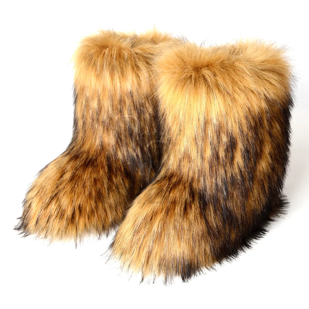 Y2K Fur Boots