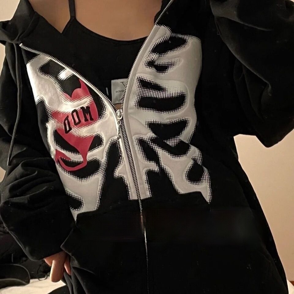 Black Skeleton Sweatshirt