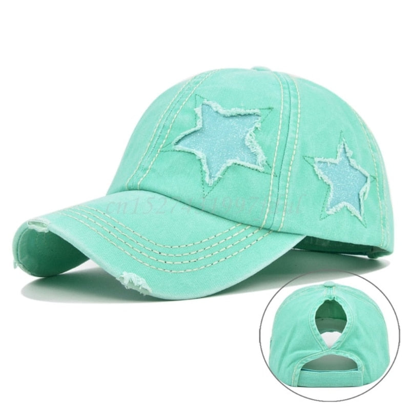 Star Print Cap