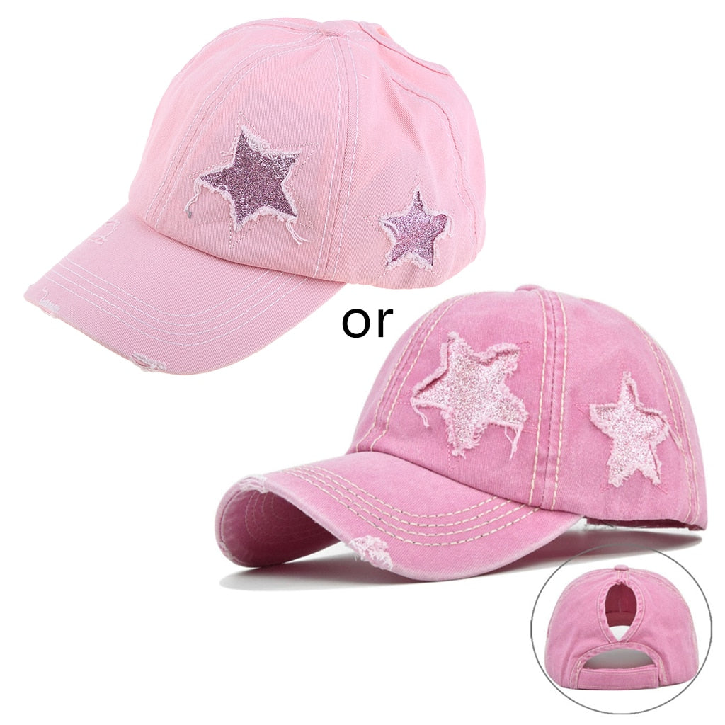 Star Print Cap