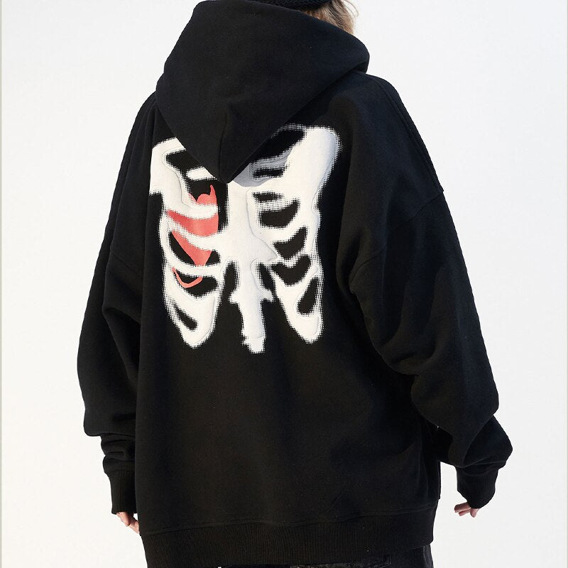 Black Skeleton Sweatshirt