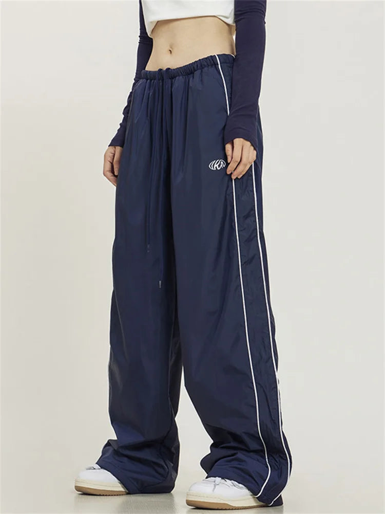 Blue Parachute Cargo Pants