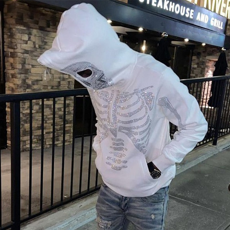 Skeleton Full Zip Hoodie