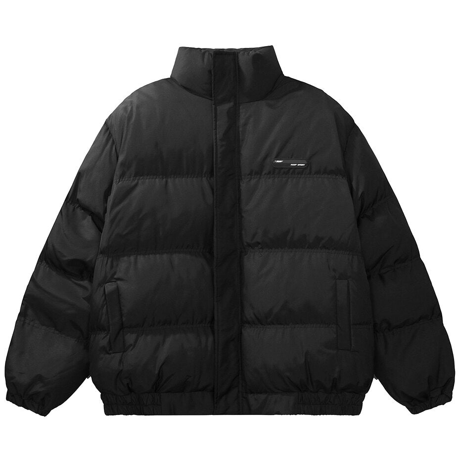 Drip Art Puffer Jacket