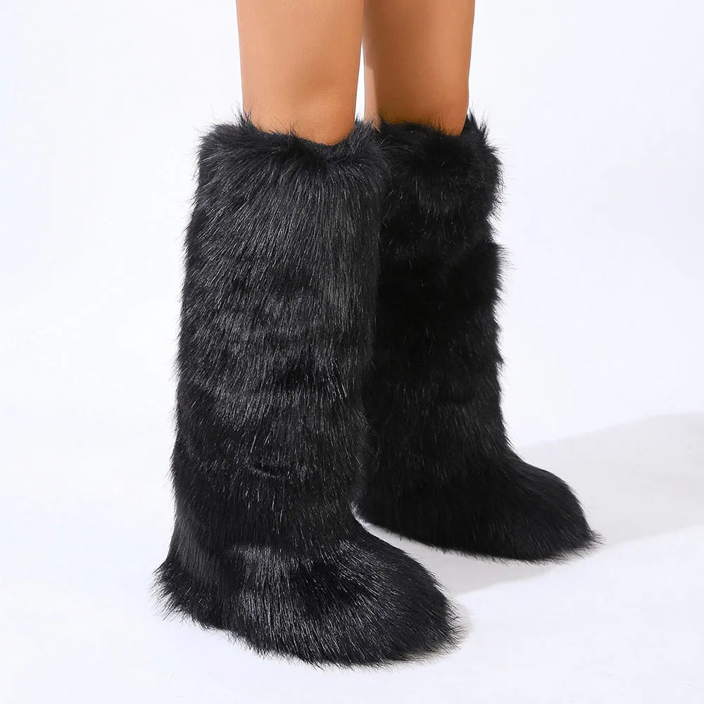 Fuzzy Boots Y2k