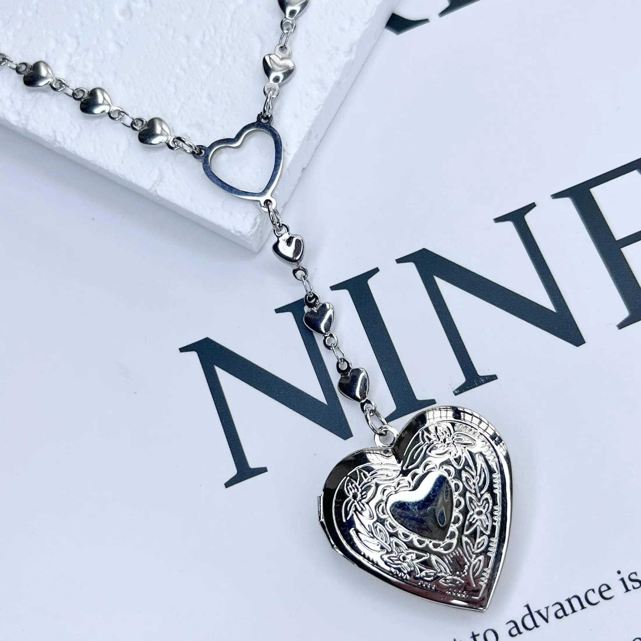 Y2K Heart Necklace