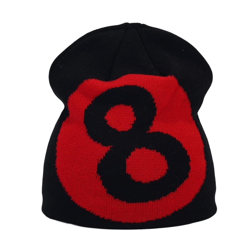 Eight Ball Print Beanie