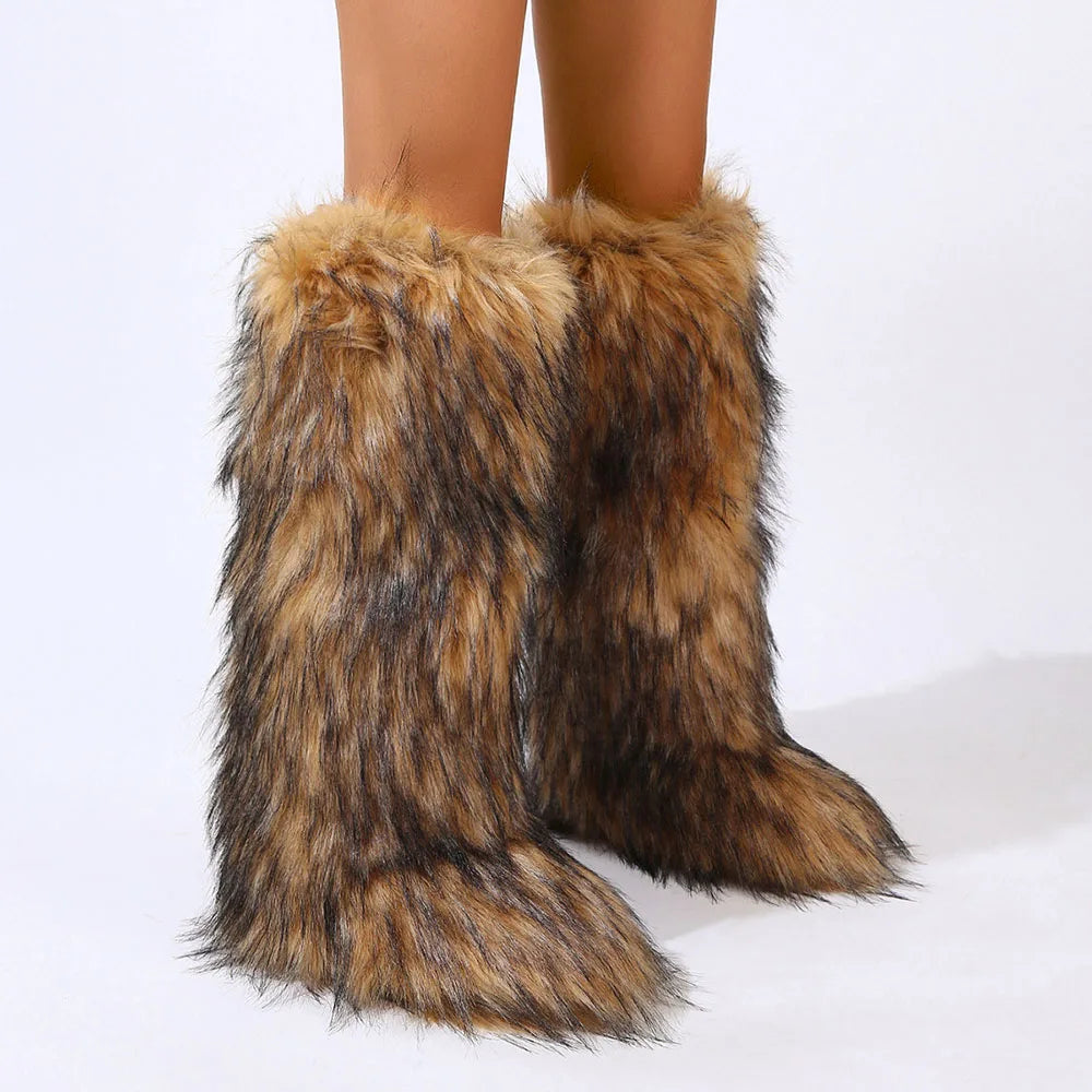 Fuzzy Boots Y2k