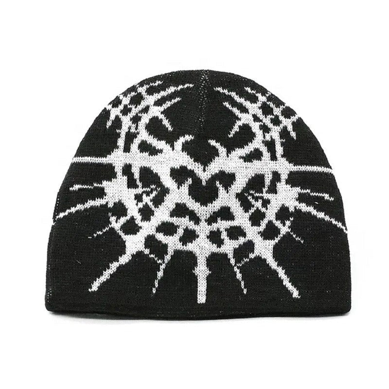 Black Y2K Beanie