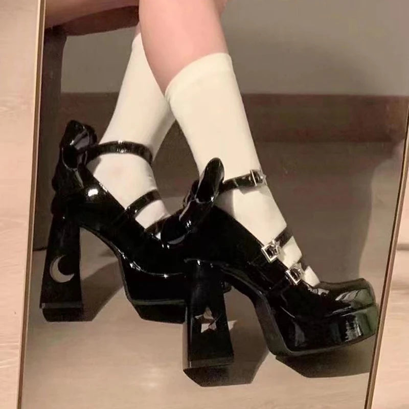 Y2k Chunky Platform High Heels