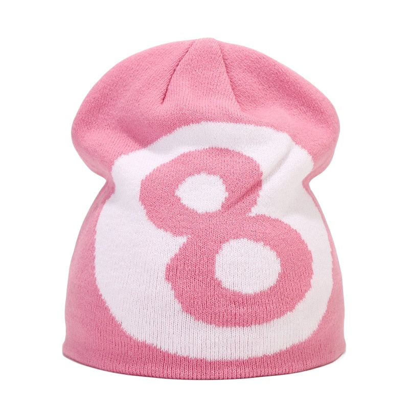 Eight Ball Print Beanie