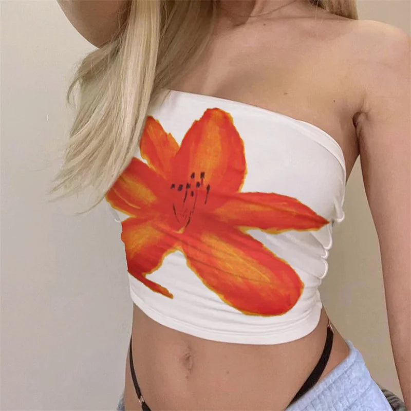 Flower Crop Top