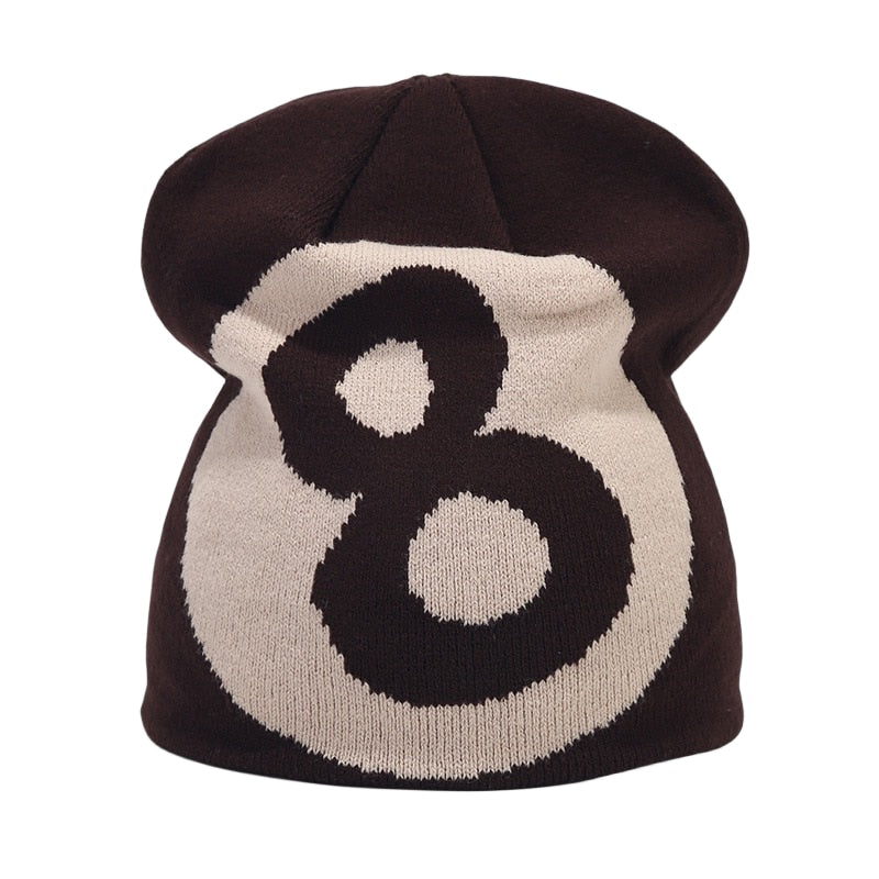 Eight Ball Print Beanie