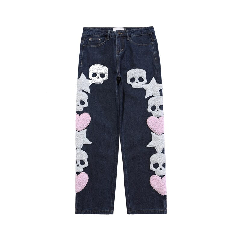 Skull Head Jeans