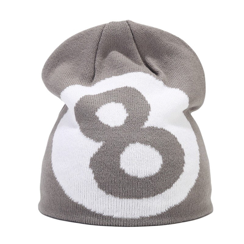 Eight Ball Print Beanie