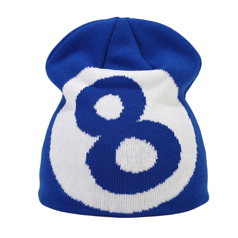 Eight Ball Print Beanie