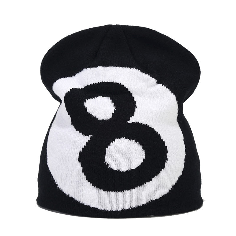 Eight Ball Print Beanie