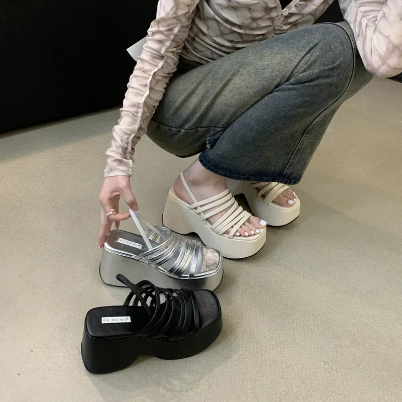 Y2K Platform Sandals