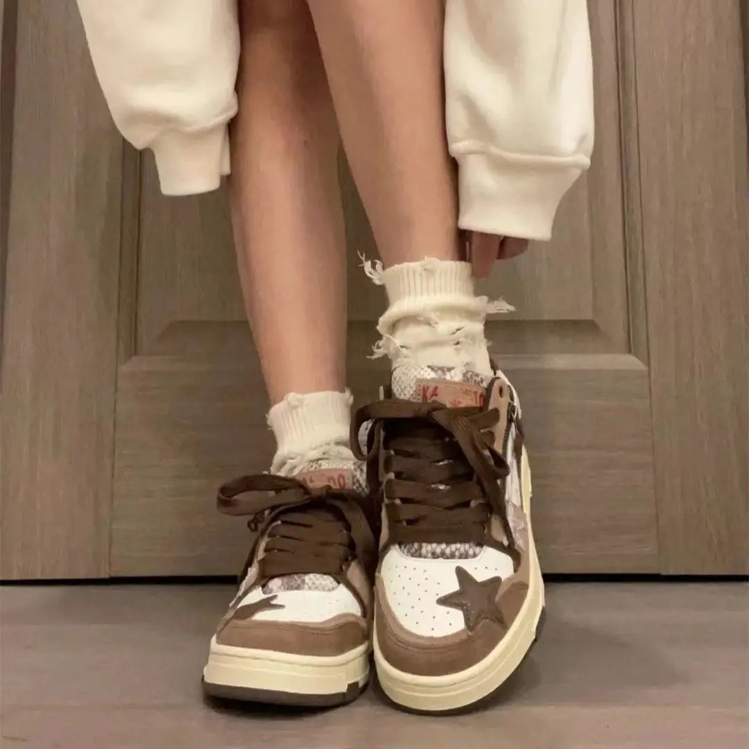 Womens Brown Sneakers