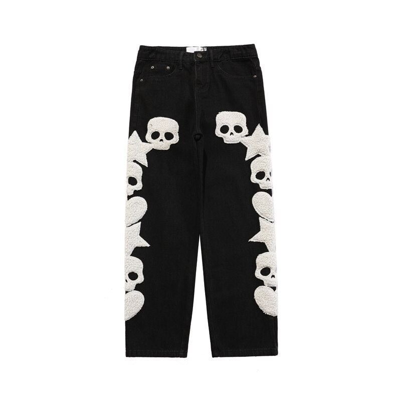 Skull Head Jeans