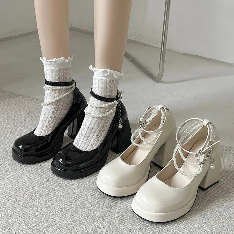 Y2K Chunky Platform Heels