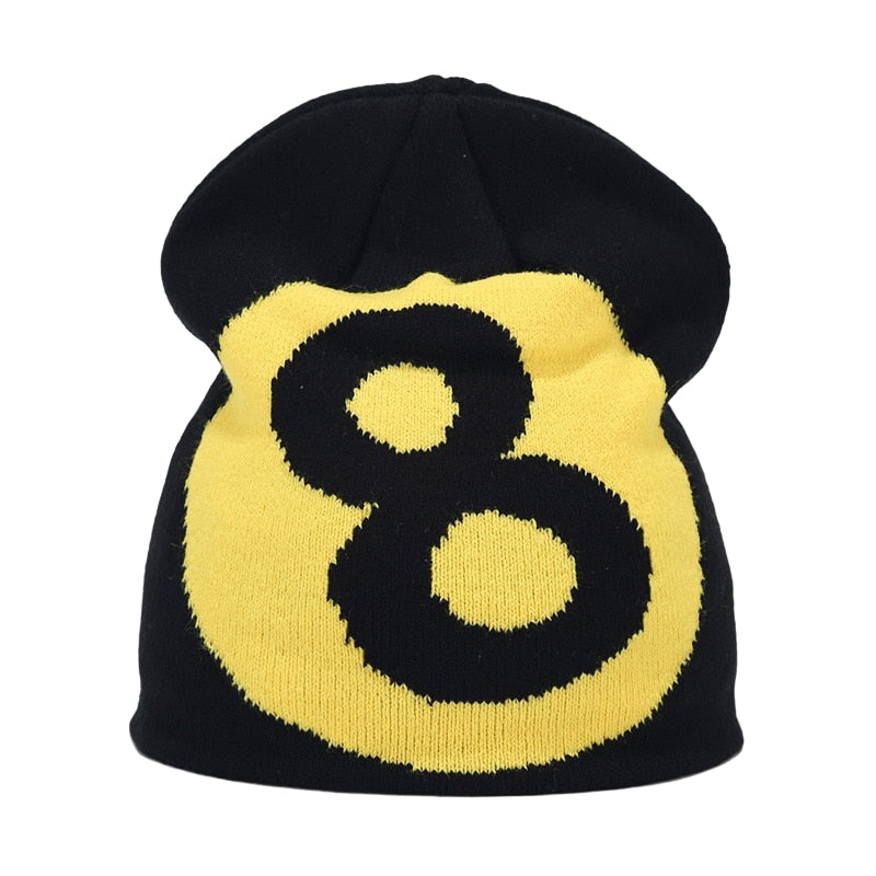 Eight Ball Print Beanie