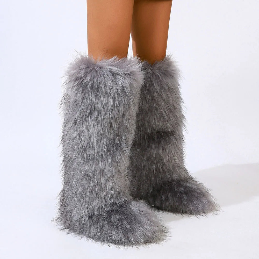 Fuzzy Boots Y2k