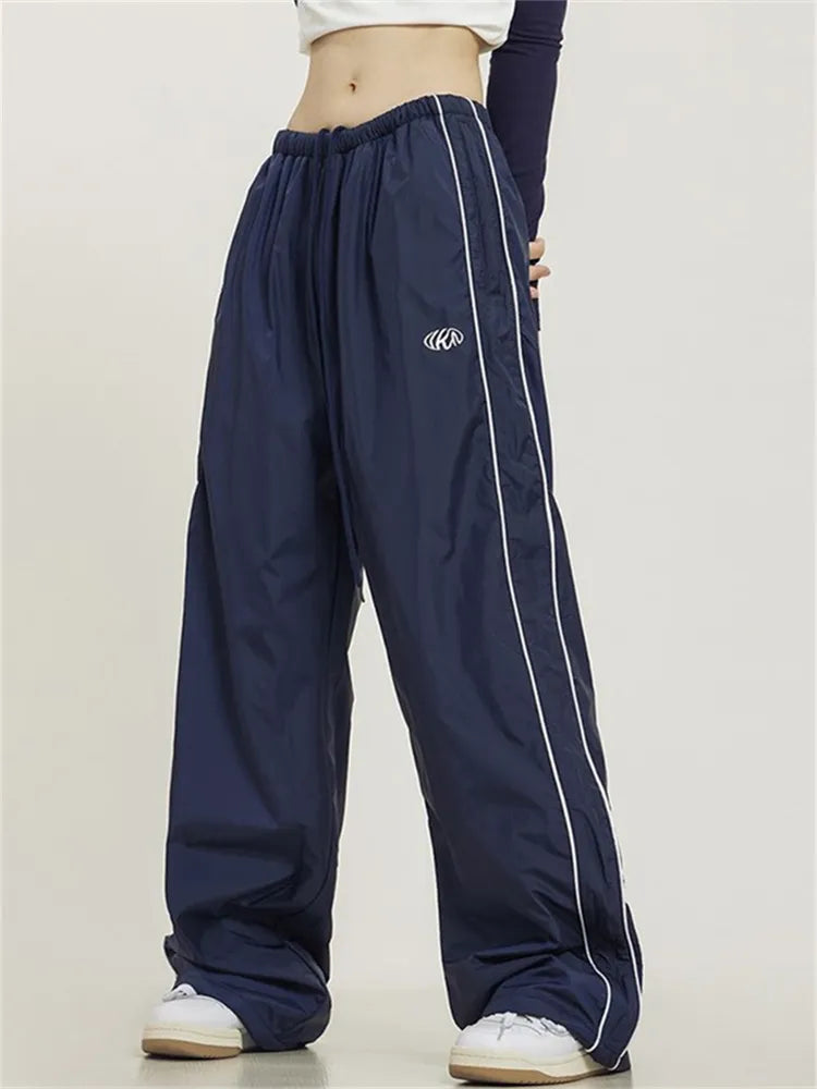 Blue Parachute Cargo Pants