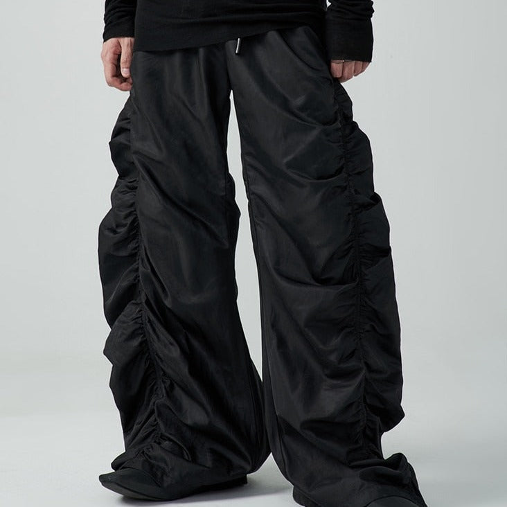 Wide-Leg Cargo Pants