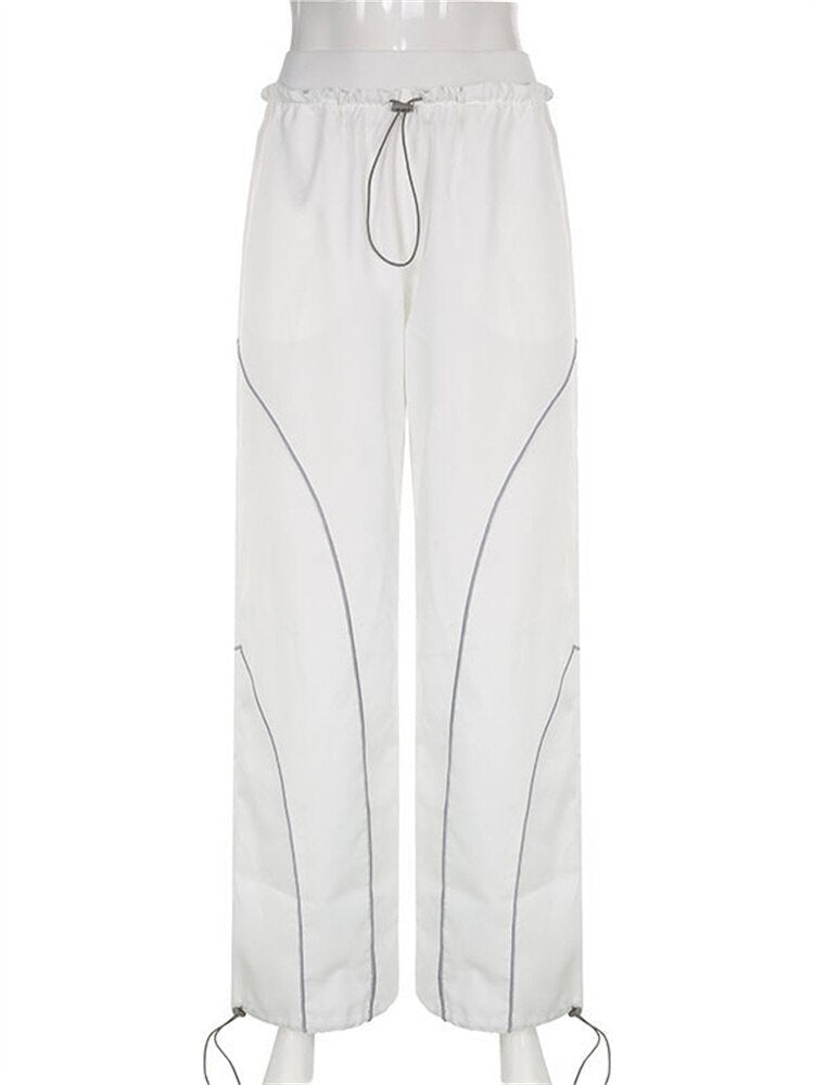 White track pants