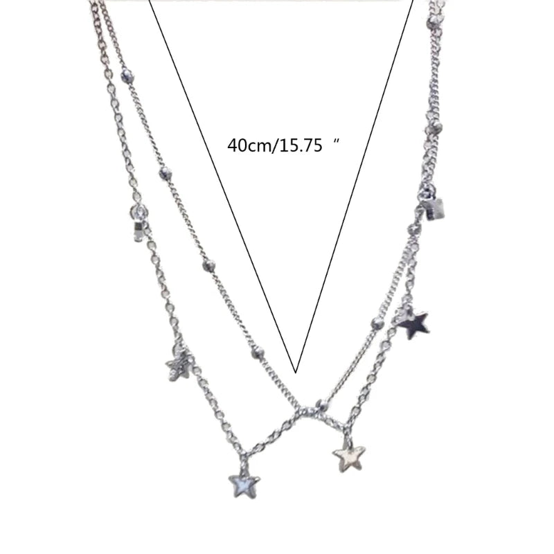 Y2K Star Necklace