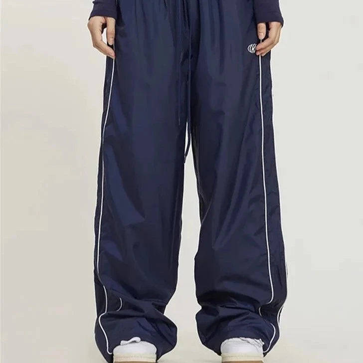 Blue Parachute Cargo Pants