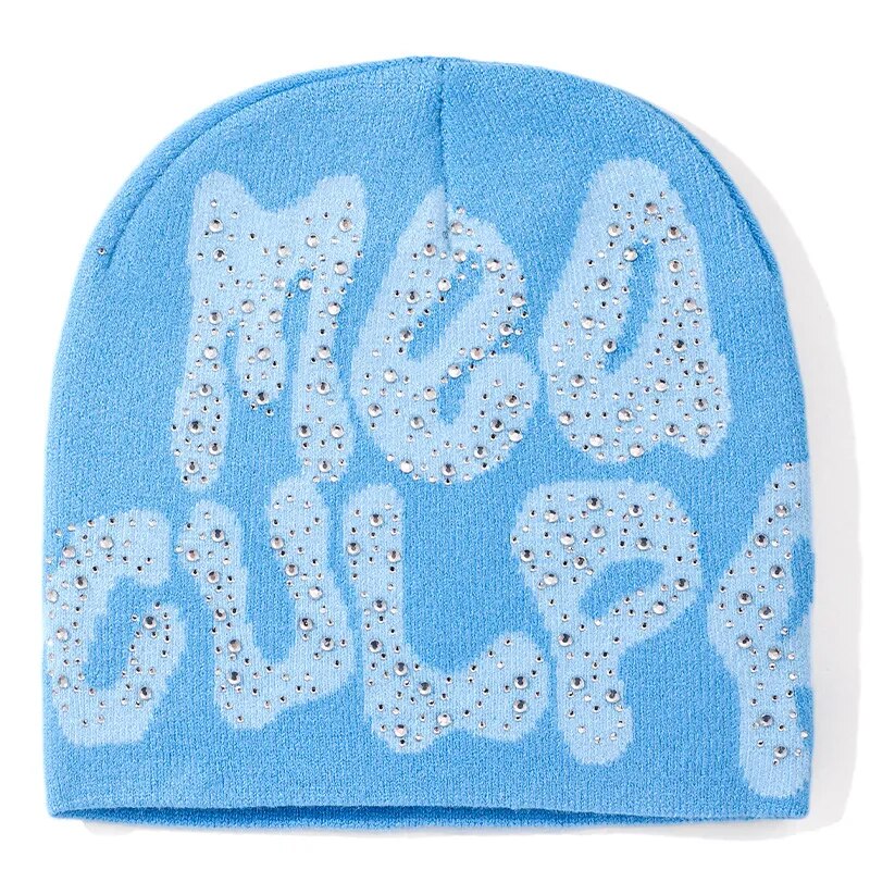 Rhinestone Embellished Beanie